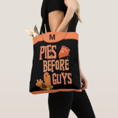 Moderne pies voor jongens Monogram Aangepast Tote Bag (Dichtbij)