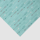 Moderne pijl- en doezeltribpatroon tissuepapier (Detail)