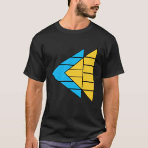 Moderne Pijl Geometrisch Grafisch T-Shirt