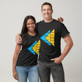 Moderne Pijl Geometrisch Grafisch T-Shirt (Unisex)