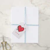 Moderne Pijl & Hart Valentijn Chic Feest Favor Cadeaulabel (Met Touw)