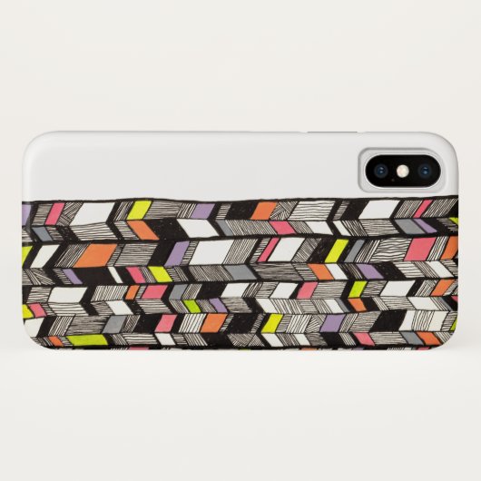 Moderne pijlen Ink Pattern Abstracte stam Case-Mate iPhone Case (Achterkant (horizontaal))