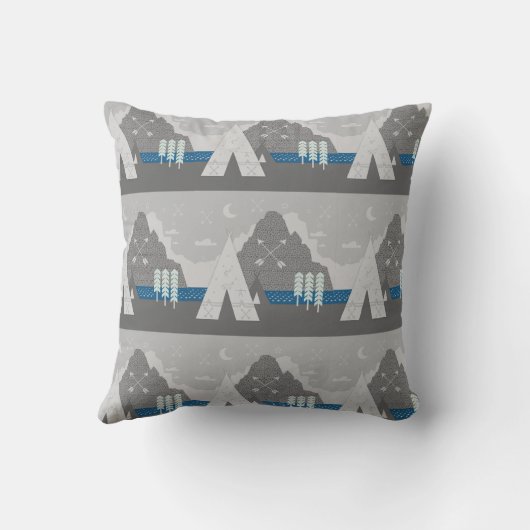 Moderne pijlstang voor patroonontwerp kussen (Achterkant)