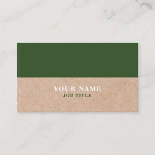 Moderne Pijn White PRINTED Kraft Visitekaartje
