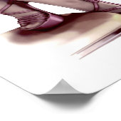 Moderne Pin-Up Meisje Illustratie Poster (Hoek)