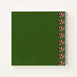 Moderne pinecone notitieboek