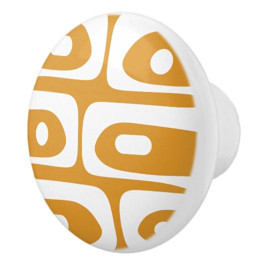 Moderne Piquet minimalistische retro patroon uit h Keramische Knop (Rechts)