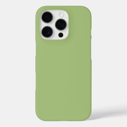 Moderne Pistache Groen Plain Solid Kleur Case-Mate iPhone Case (Achterkant)