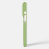 Moderne Pistache Groen Plain Solid Kleur Case-Mate iPhone Case (Achterkant / Links)