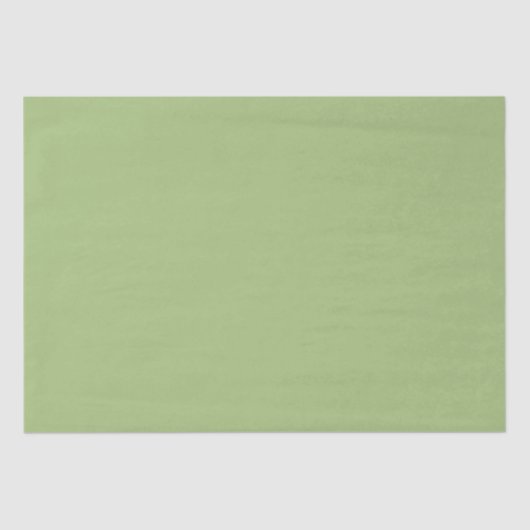 Moderne Pistache Groen Plain Solid Kleur Tissuepapier (Voorkant)