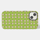 Moderne Pistache Nut Groen iPhone Hoesje (Achterkant horizontaal)