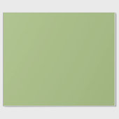 Moderne pistachegroene effen kleur cadeaupapier (Vlak)