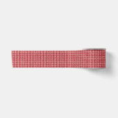 Moderne Pixel Geometrie Abstract Kruis Kunstpatroo Satijnen Lint (Voorkant)