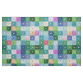 Moderne pixelblokkleurgelt patches stof (Fat Quarter)