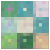 Moderne pixelblokkleurgelt patches stof (Close Up)