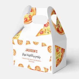 Moderne Pizza Favor Box Verjaardagsfeestje Bedankdoosjes