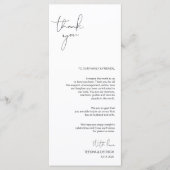 Moderne plaatsing van het Manuscript van het Minim Programmakaart (Voorkant)