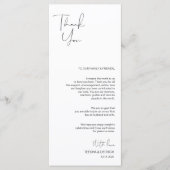 Moderne plaatsing van het Manuscript van het Minim Programmakaart (Voorkant)