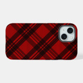 Moderne Plaid iPhone 15 Case (Achterkant horizontaal)