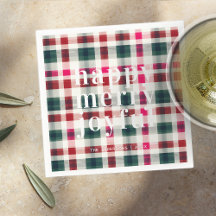 Moderne Plaid Kerstmis | Gelukkig Vrolijke Feestel