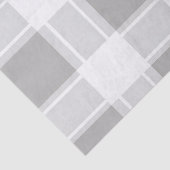 Moderne Plaid met Grijze Tinten Tissuepapier (Detail)