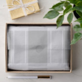 Moderne Plaid met Grijze Tinten Tissuepapier (Geschenk)