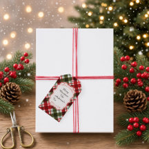 Moderne Plaid Prettig Kerst & Bijbelvers Cadeau