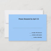 Moderne Plaid RSVP Kaartje (Voorkant)