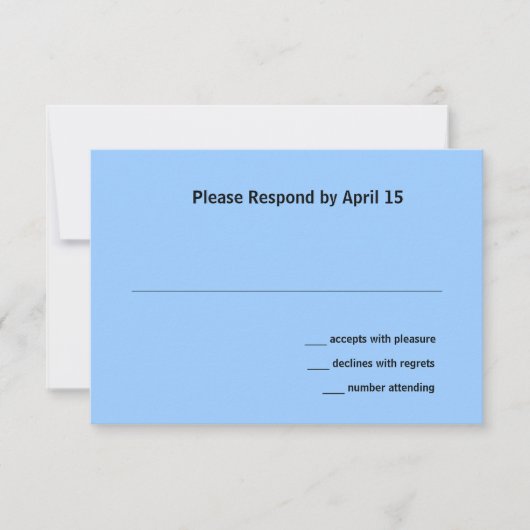 Moderne Plaid RSVP Kaartje (Voorkant)