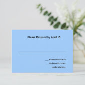 Moderne Plaid RSVP Kaartje (Staand voorkant)