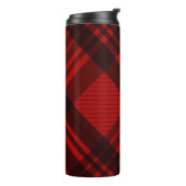 Moderne Plaid Waterfles Thermosbeker (Gedraaid links)
