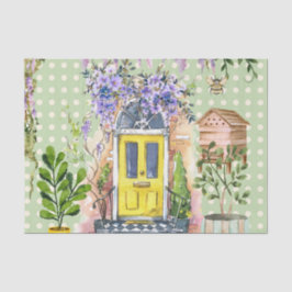 Moderne plakboek achtergrond Greenery collage Tissuepapier