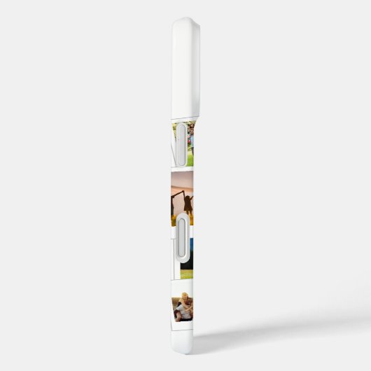 Moderne plakboek fotocollage Case-Mate iPhone case (Achterkant / Rechts)