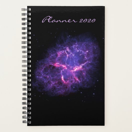 Moderne Planner 2020 Black Space Art (Voorkant)