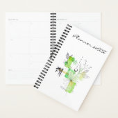 Moderne Planner 20XX Green Art Abstracte lente (Display)