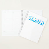 moderne planner "bruh" - notitieboek (Display)