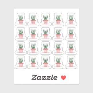 Moderne Planner voor Plant voor slangen Sticker