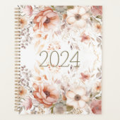 Moderne Planner voor Waterverf van bloemen (Voorkant)