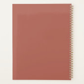 Moderne Planner voor Waterverf van bloemen (Achterkant)