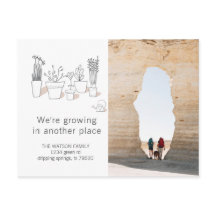 Moderne Planten | Briefkaart voor bewegende aankon