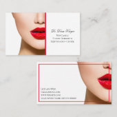 Moderne plastische chirurgie en verjonging visitekaartje (Voorkant / Achterkant)