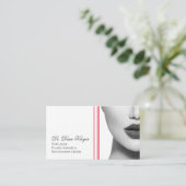 Moderne plastische chirurgie en verjonging visitekaartje (Staand voorkant)