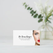 Moderne plastische chirurgie en verjonging visitekaartje (Staand voorkant)