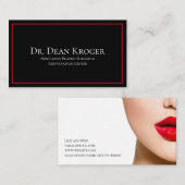 Moderne plastische chirurgie en verjonging visitekaartje (Voorkant / Achterkant)