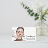 Moderne plastische chirurgie en verjonging visitekaartje (Staand voorkant)