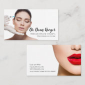 Moderne plastische chirurgie en verjonging visitekaartje (Voorkant / Achterkant)
