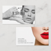 Moderne plastische chirurgie en verjonging visitekaartje (Voorkant / Achterkant)