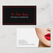 Moderne plastische chirurgie en verjonging visitekaartje (Voorkant / Achterkant)