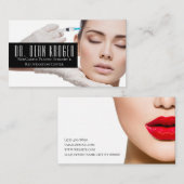 Moderne plastische chirurgie en verjonging visitekaartje (Voorkant / Achterkant)