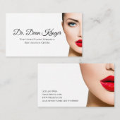 Moderne plastische chirurgie & verjonging Center B Visitekaartje (Voorkant / Achterkant)
